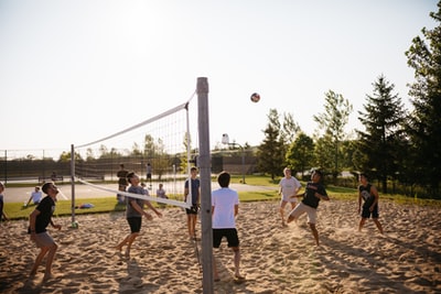 Summer Sand Volleyball
